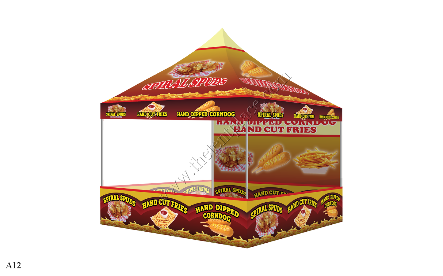 10ft x 10ft Hi-Peak Single Tent Package - Option 12