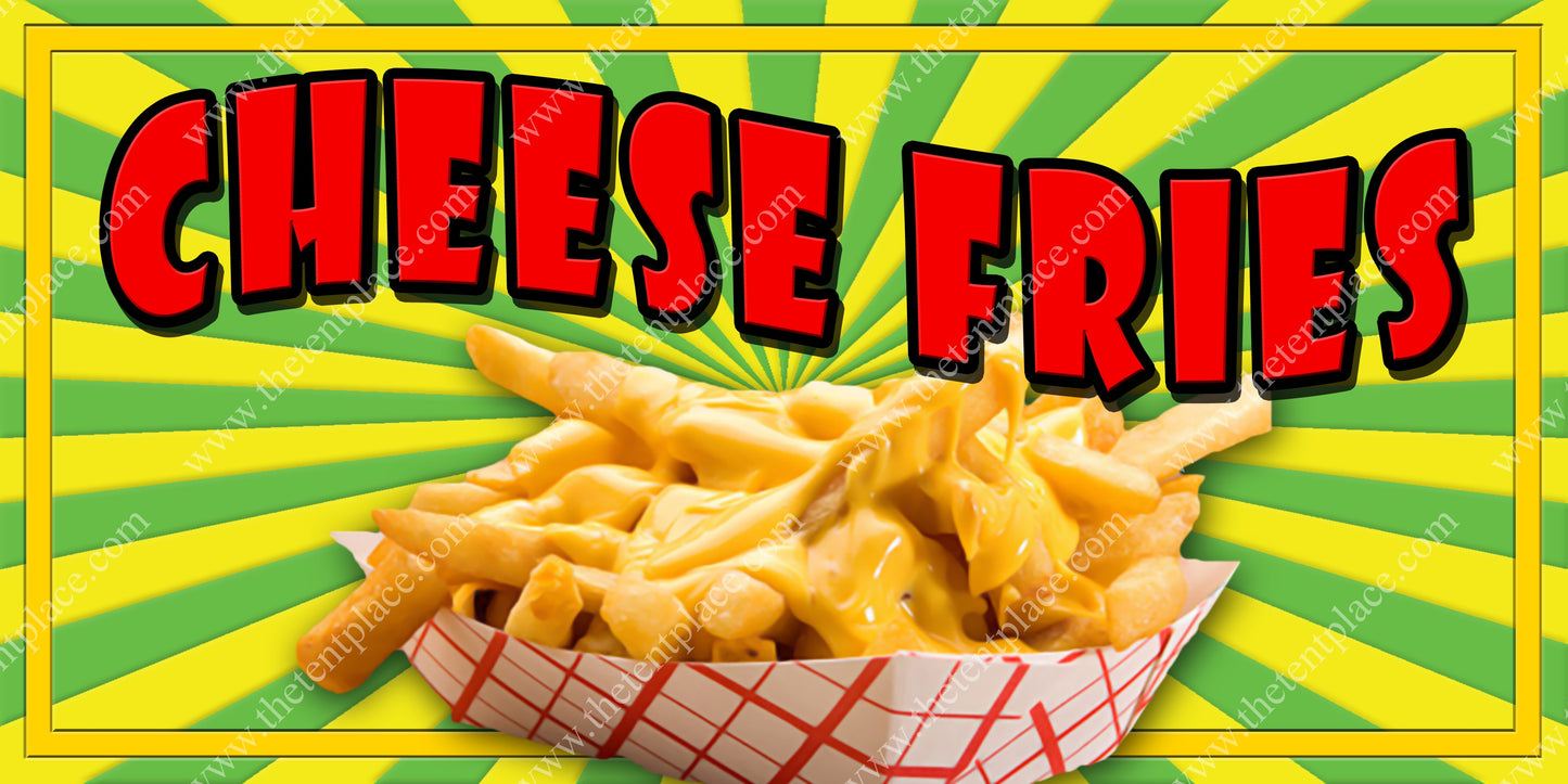 Cheese Fries Signs - Side Items