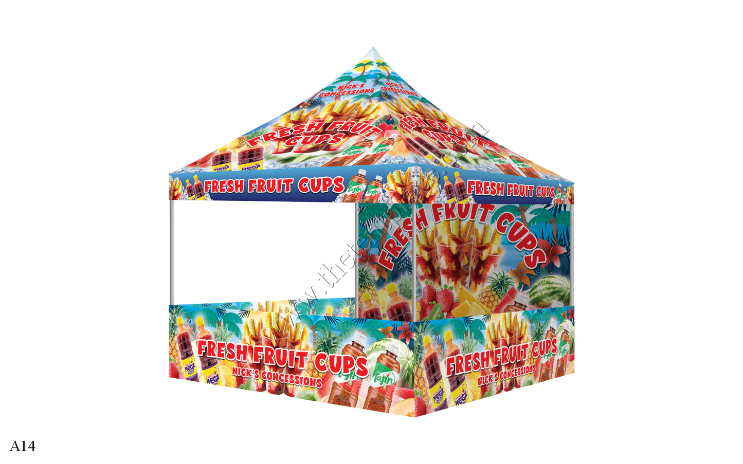 10ft x 10ft Hi-Peak Single Tent Package - Option 14