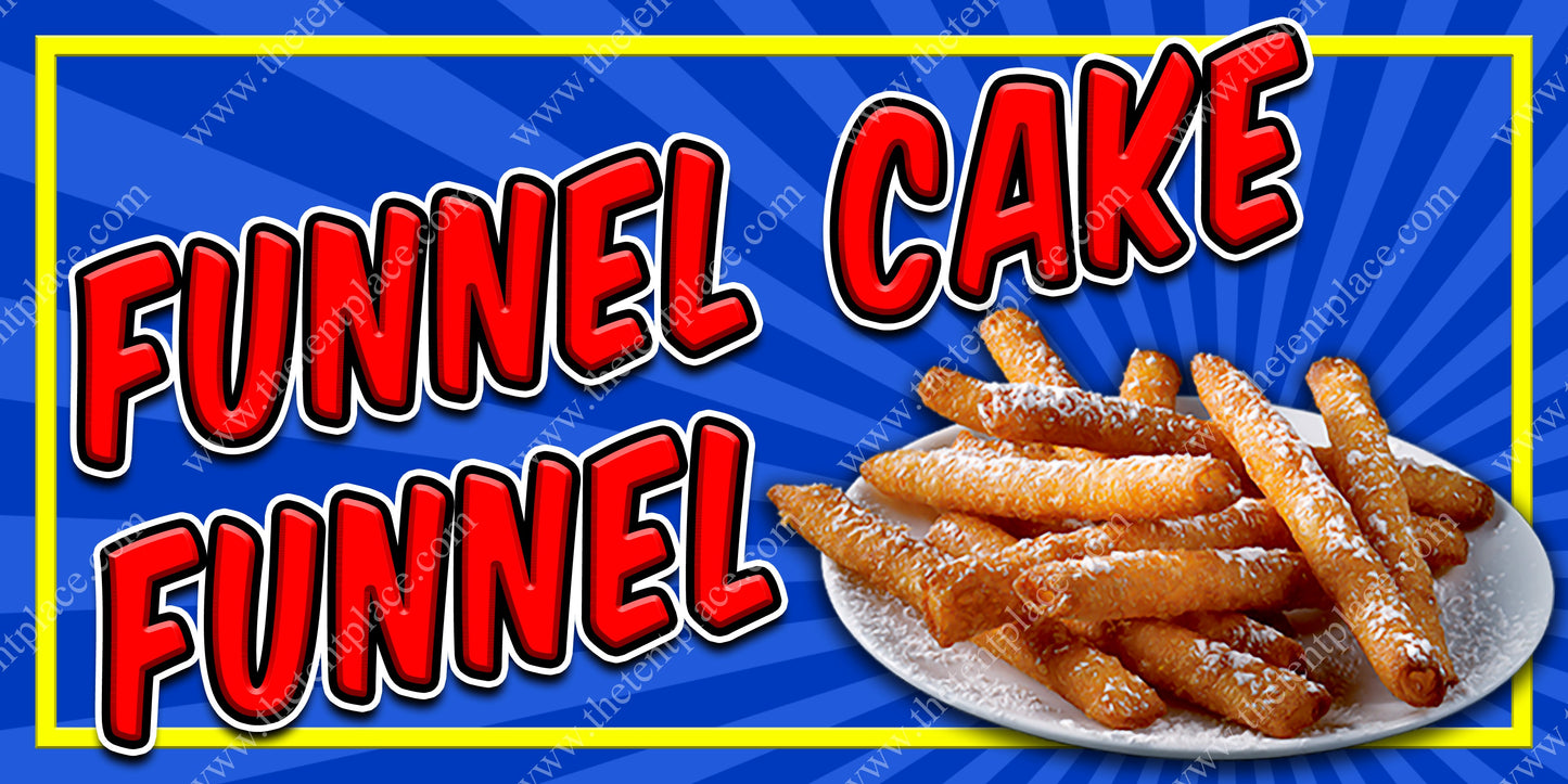 Funnel Cake Fries Sign - Sweets