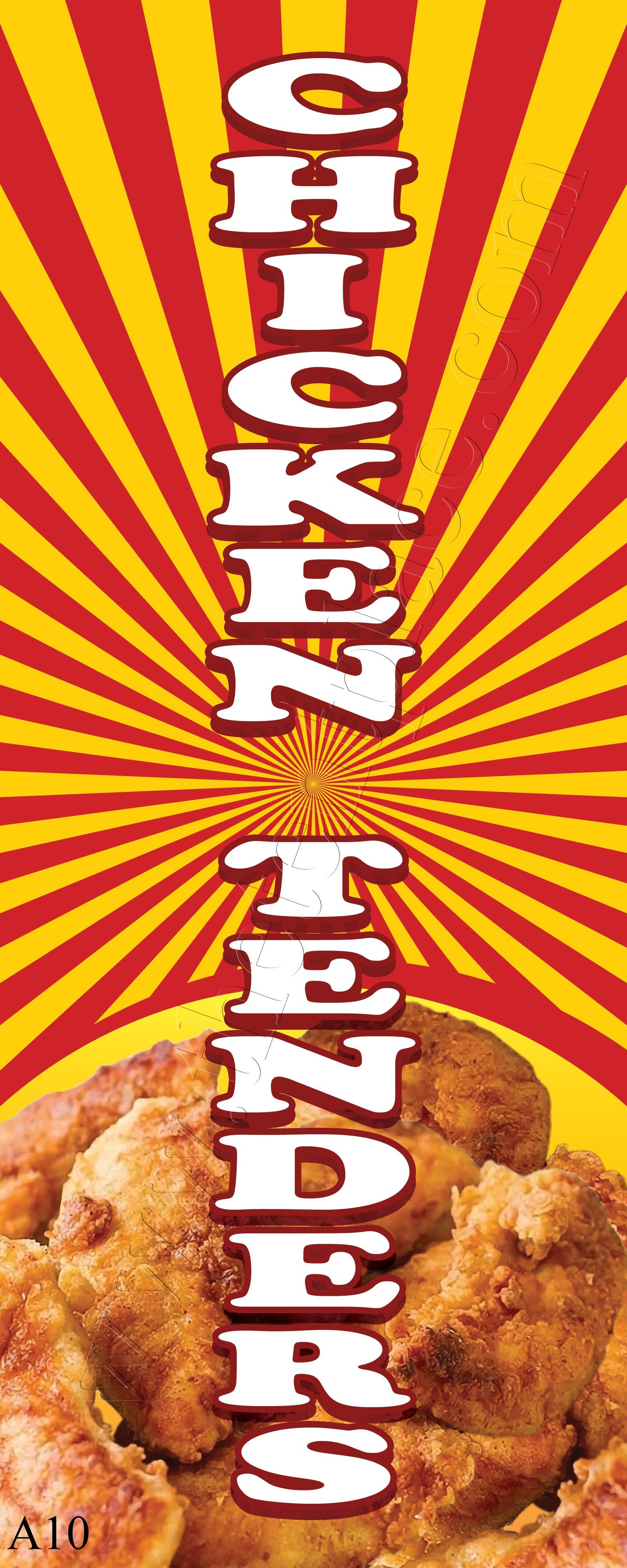 2ft x 5ft - Chicken Tenders Flags