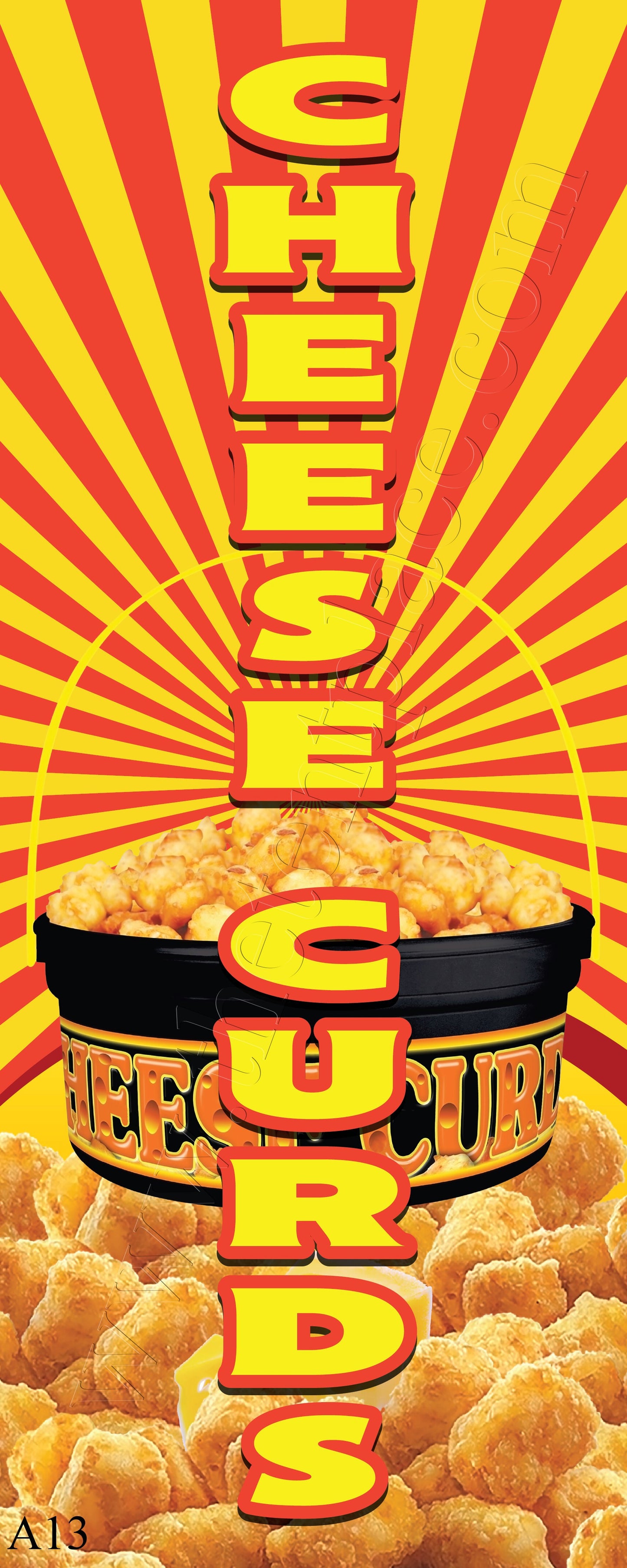 2ft x 5ft - Cheese Curds Flags