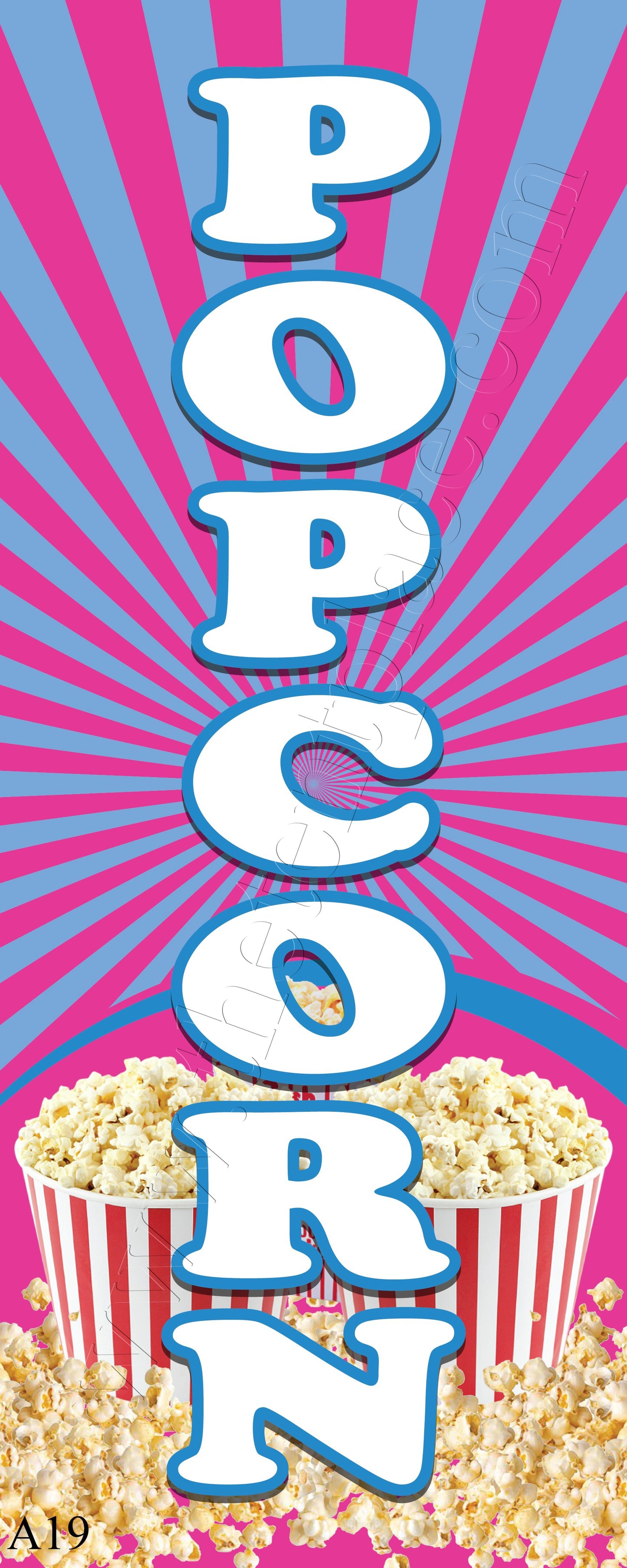 2ft x 5ft - Popcorn Flags