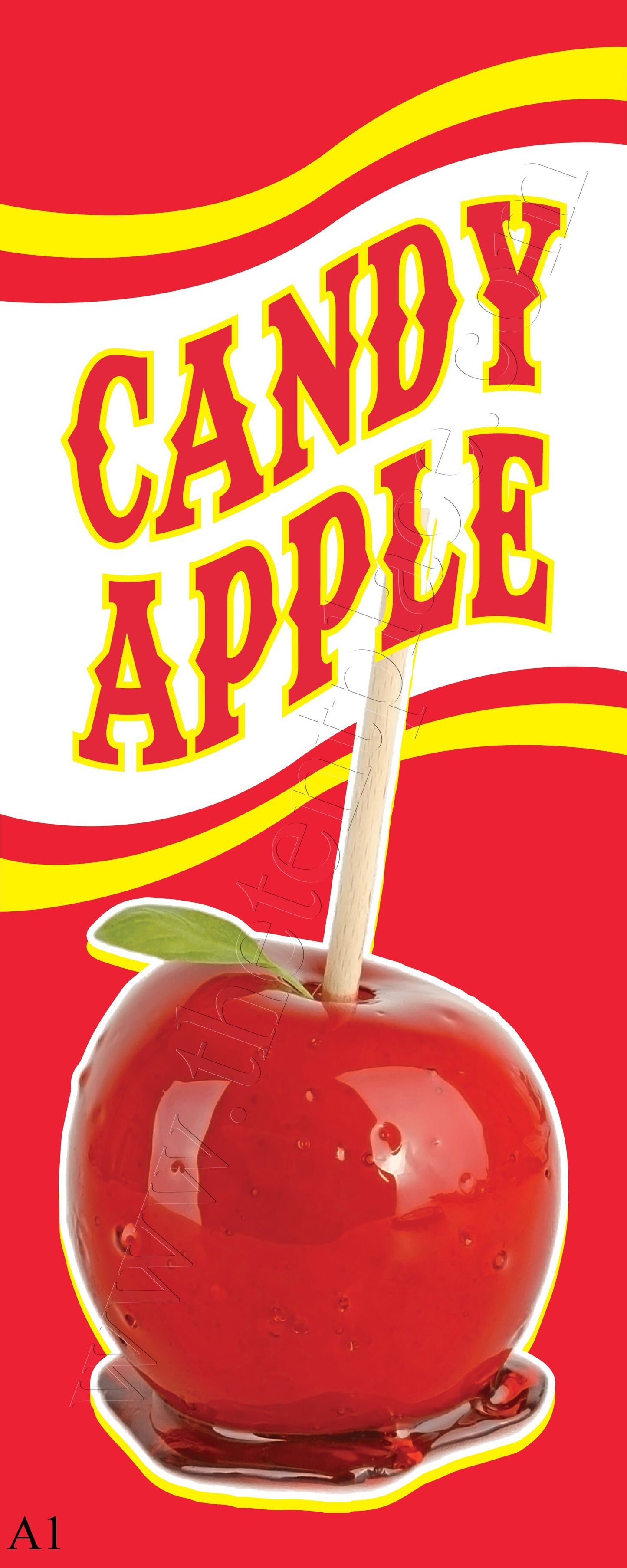 2ft x 5ft - Candy Apple Flags