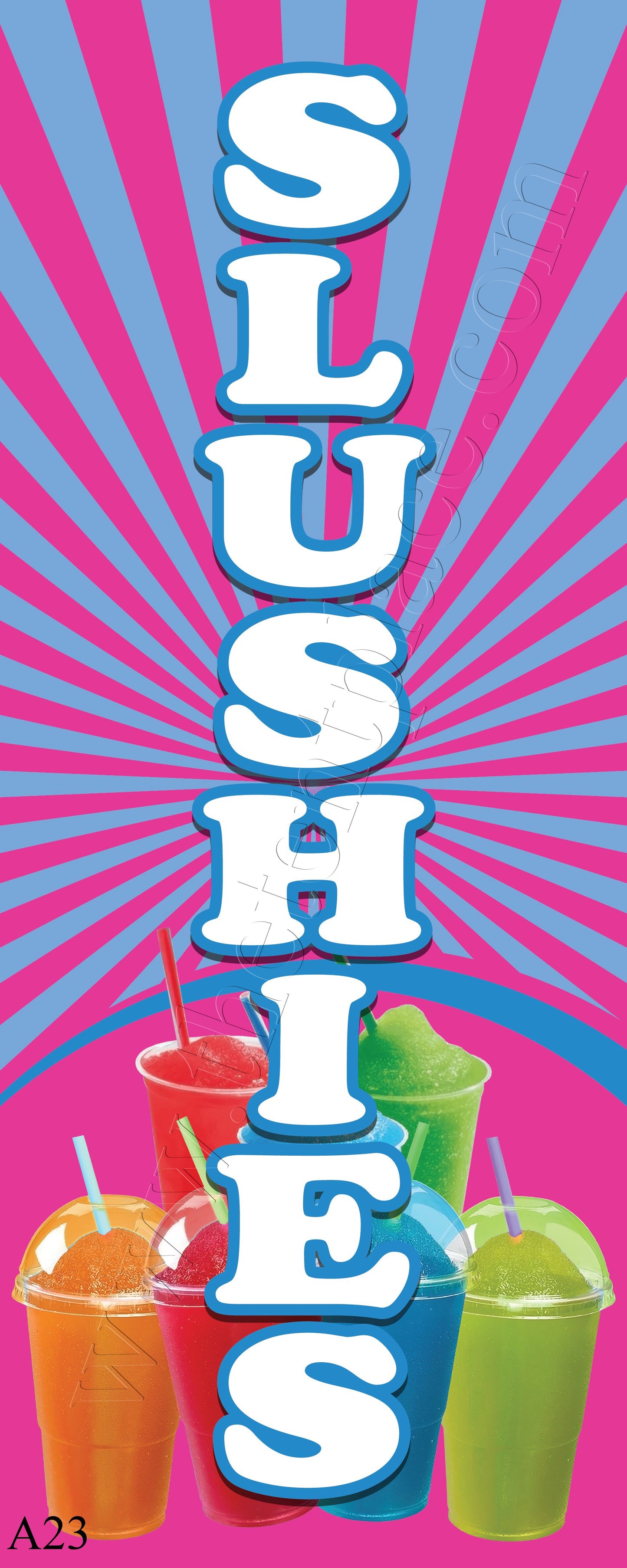 2ft x 5ft - Slushies Flags
