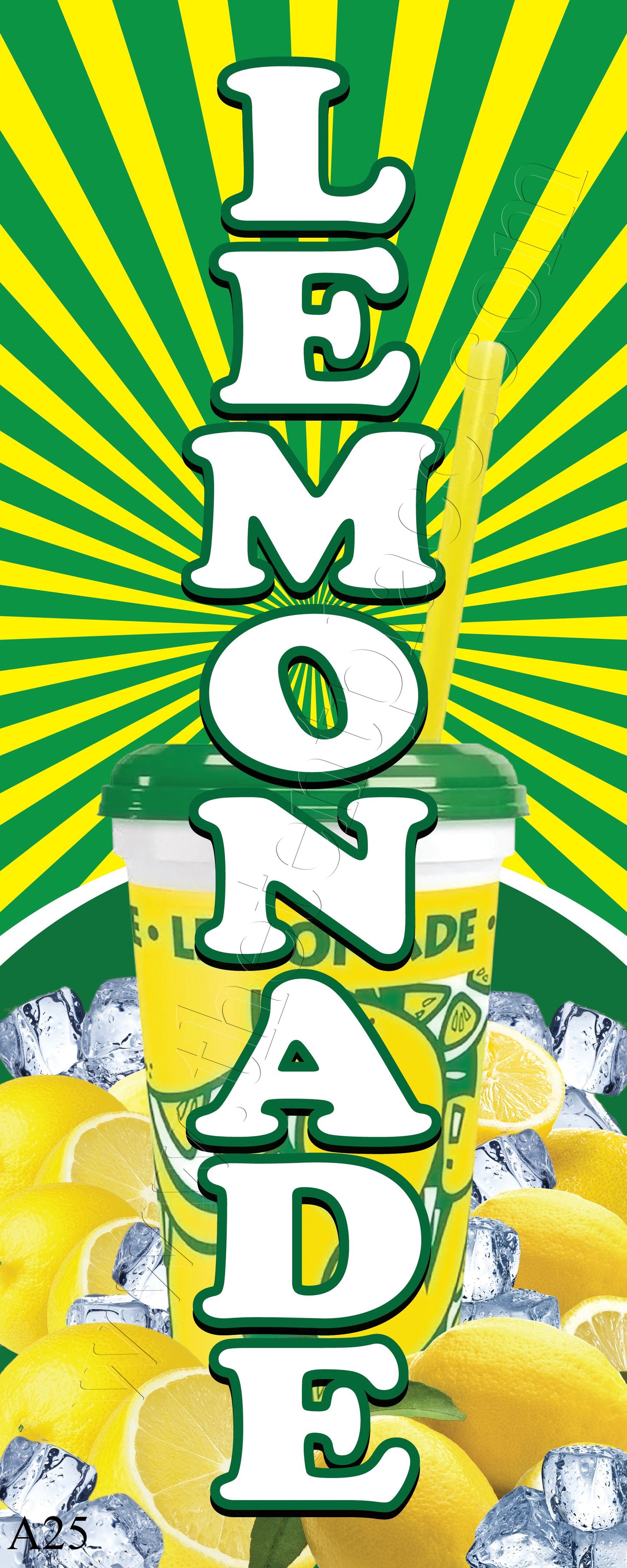 2ft x 5ft - Lemonade Flags