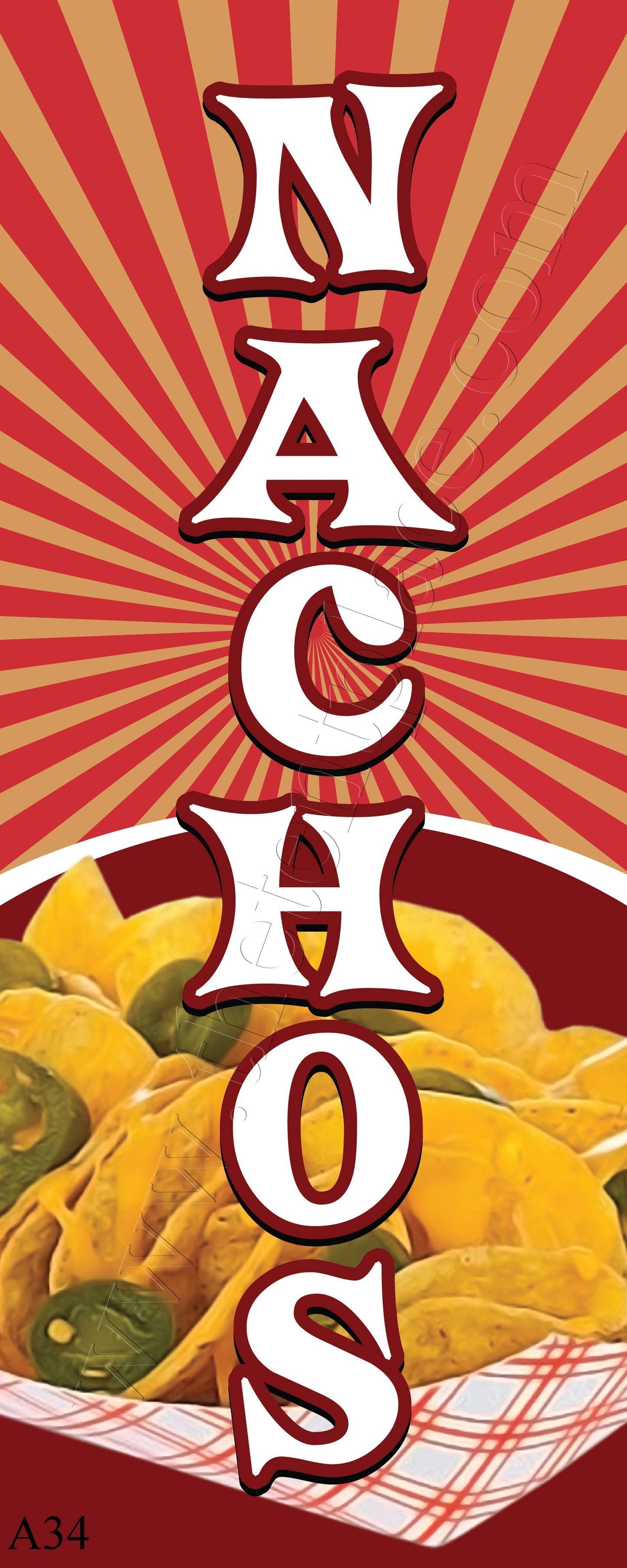 2ft x 5ft - Nachos Flags