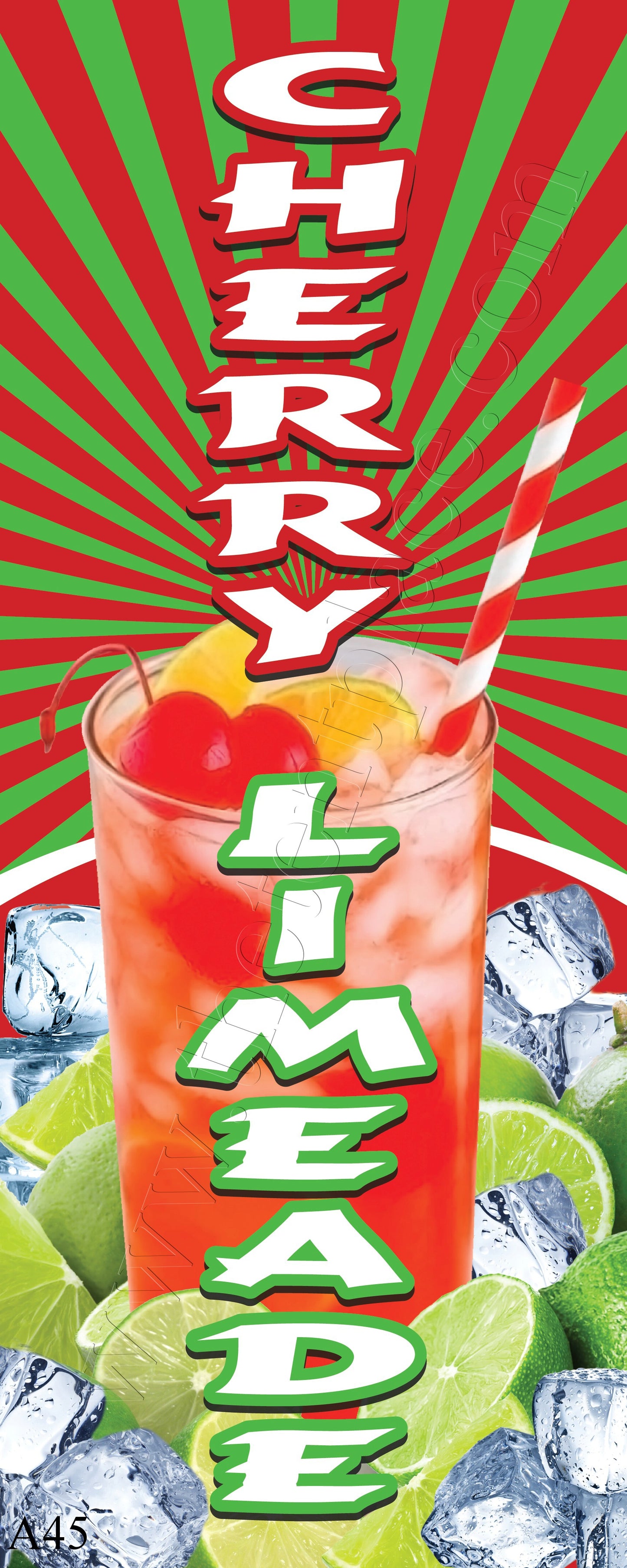 2ft x 5ft - Cherry Limeade Flags