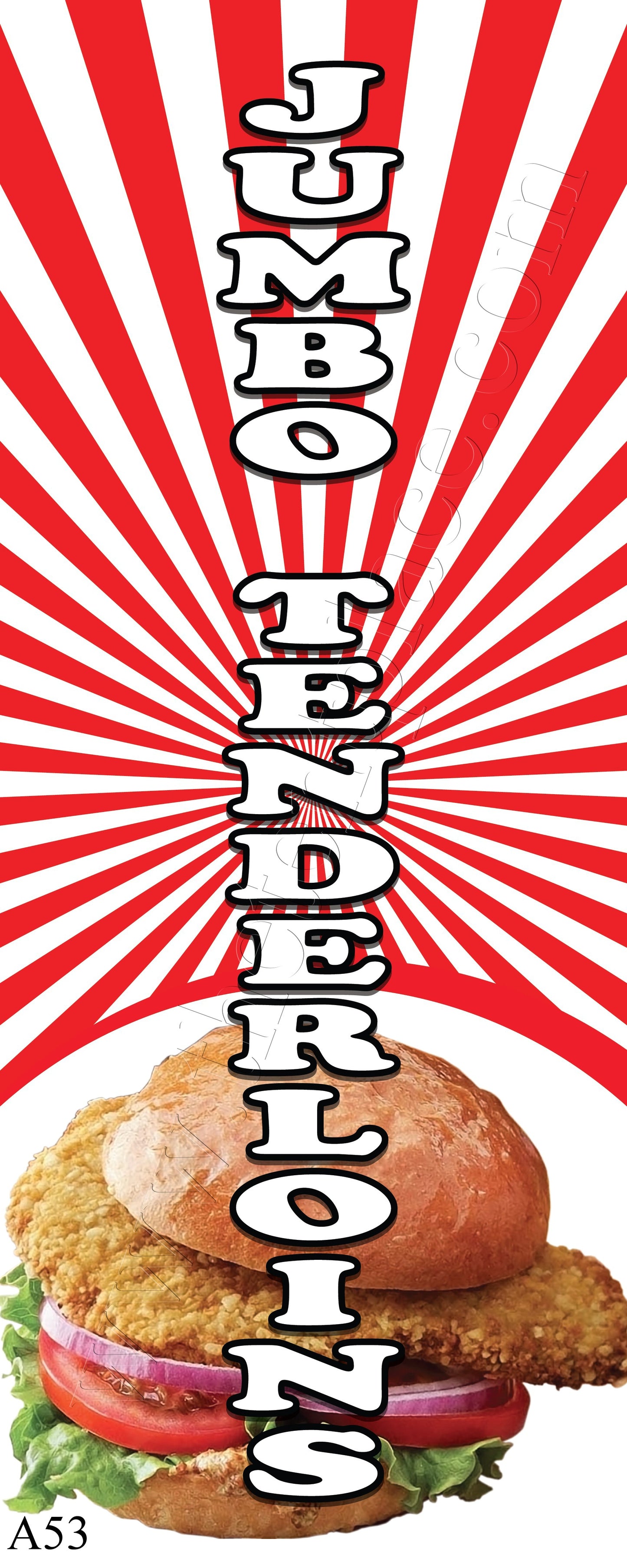 2ft x 5ft - Jumbo Tenderloins Flags