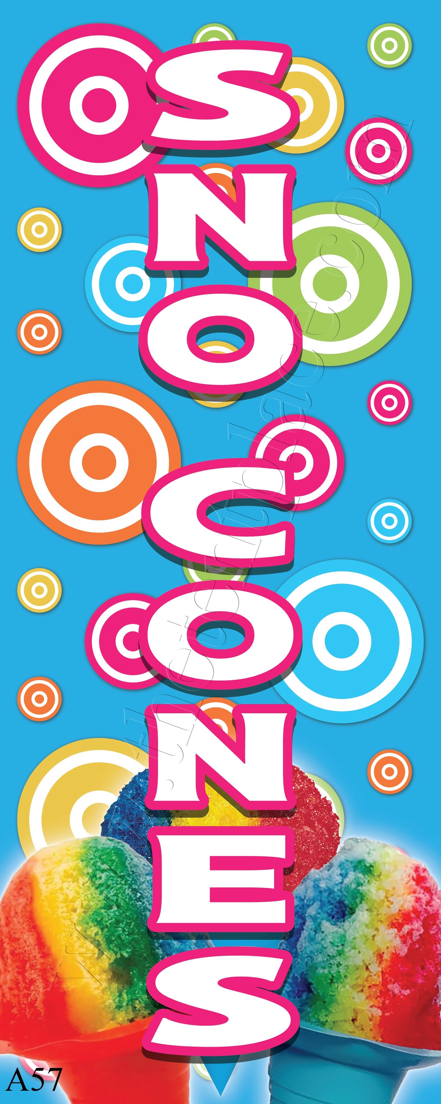 2ft x 5ft - Sno Cones Flags