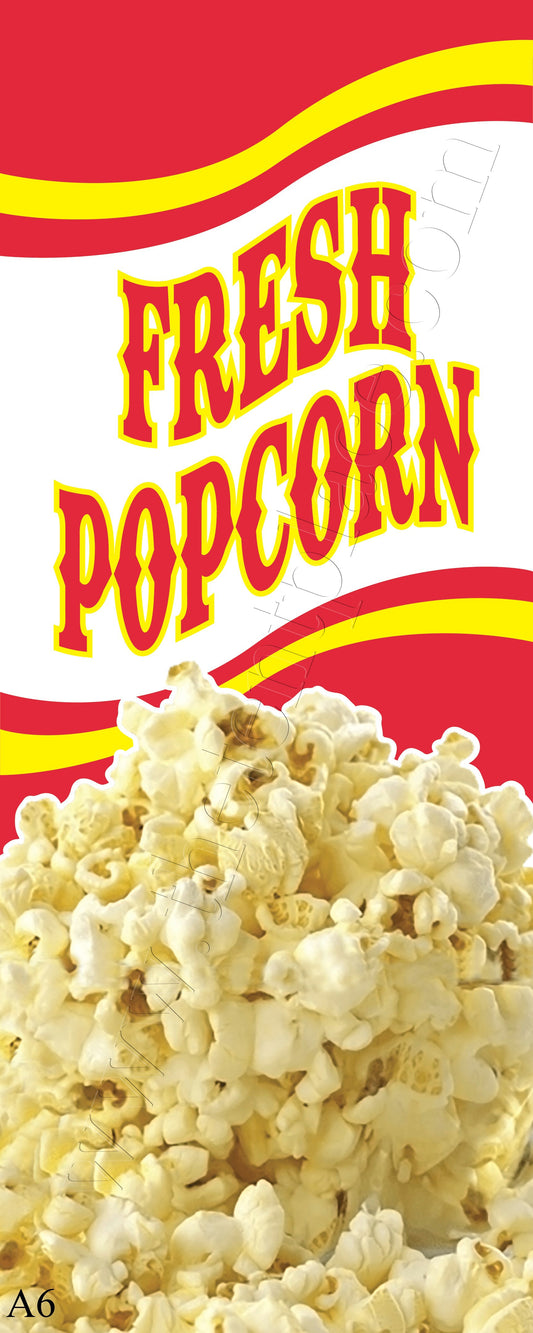 2ft x 5ft - Fresh Popcorn Flags