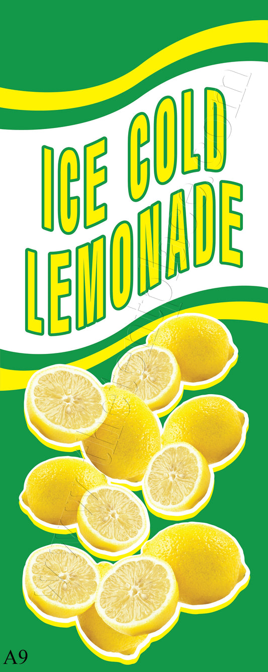 2ft x 5ft - Ice Cold Lemonade Flags
