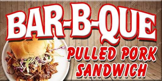 BBQ Pulled Pork Signs - Meats