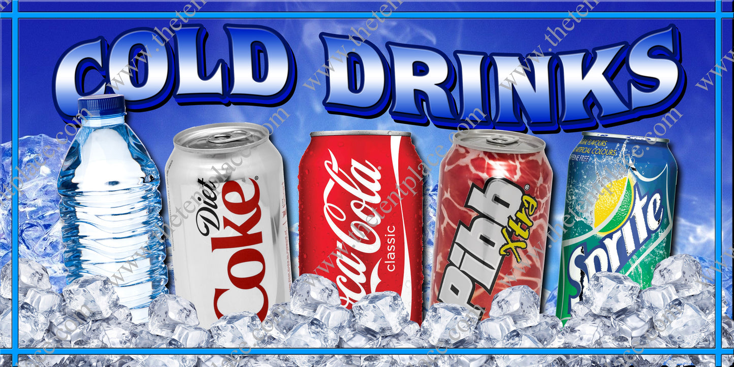 Cold Drinks Cans Mr Pibb Signs - Drinks