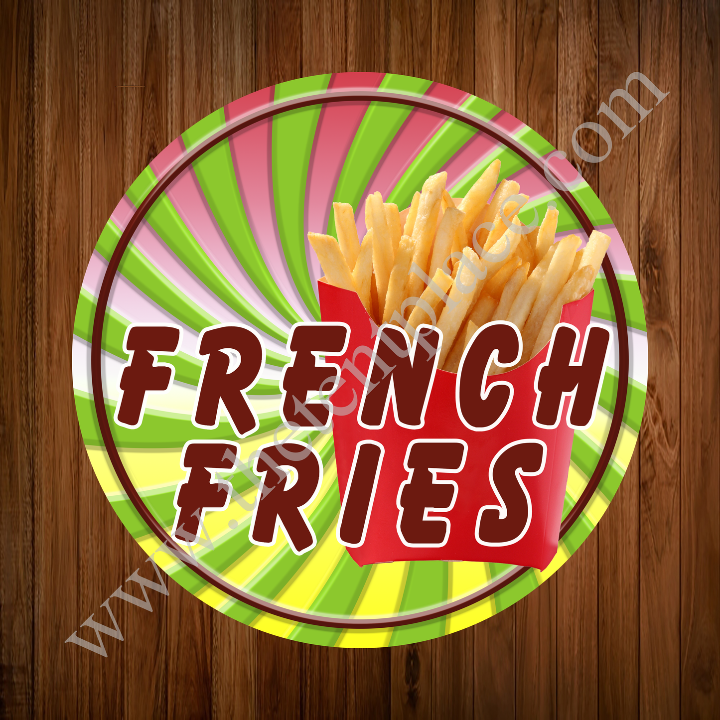 French Fries Sign
