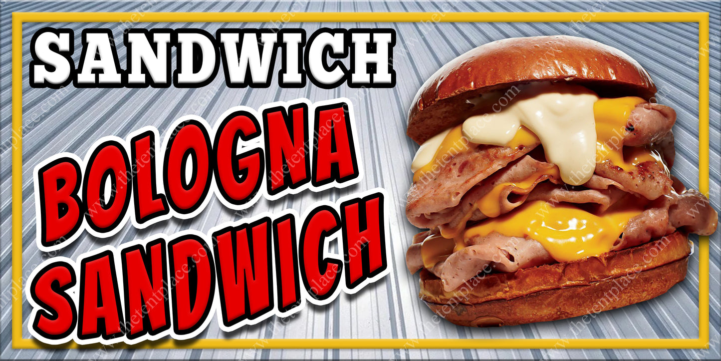 Bologna Sandwich Fried Signs - Meats