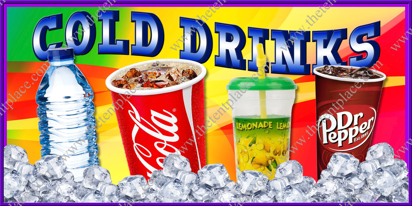 Cold Drinks Berk Cup Signs - Drinks