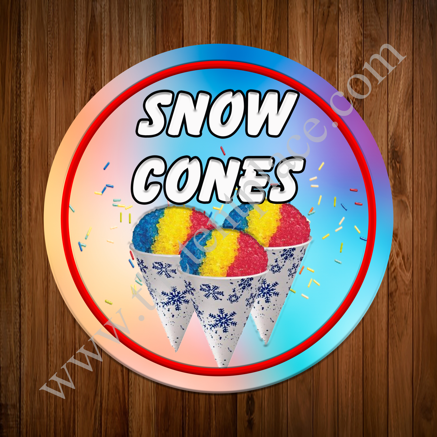 Snow Corns-recovered Sign