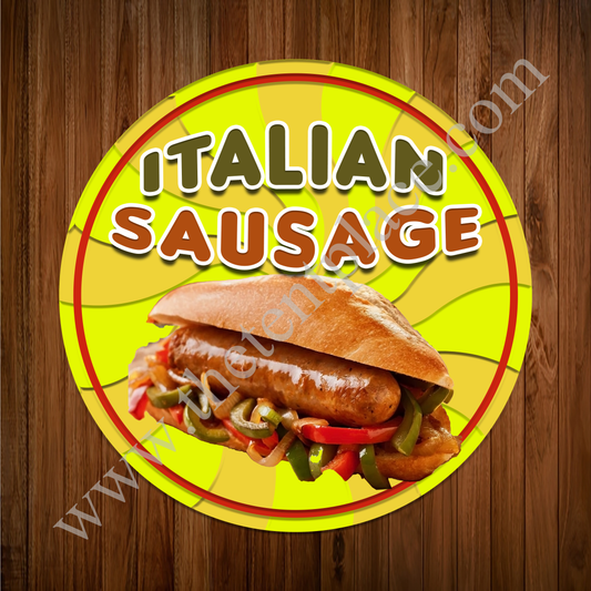 Italian Sausage Sign