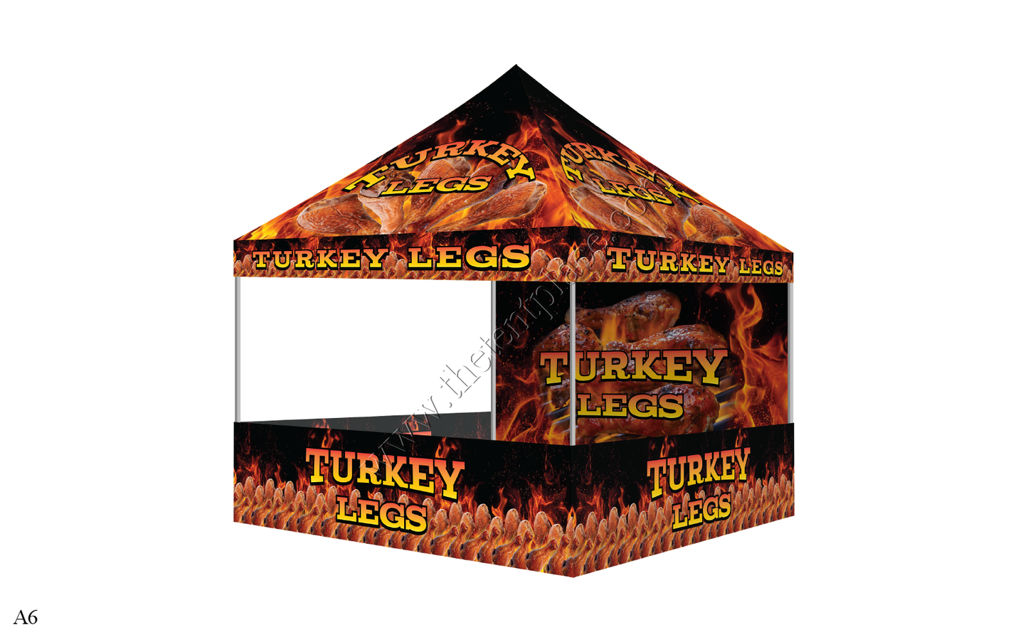 10ft x 10ft Hi-Peak Single Tent Package - Option 6