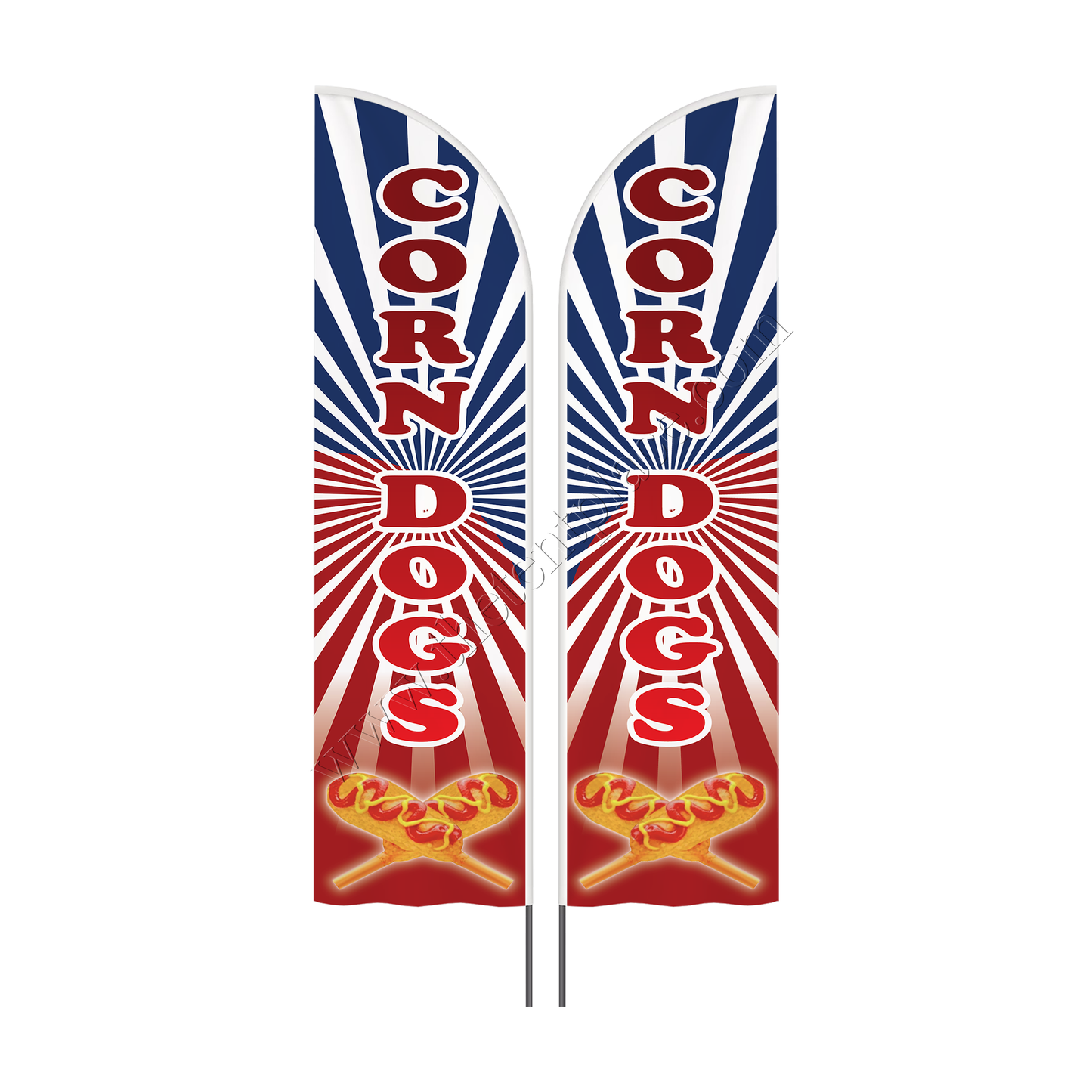 Custom Shaped Flags - Option 15