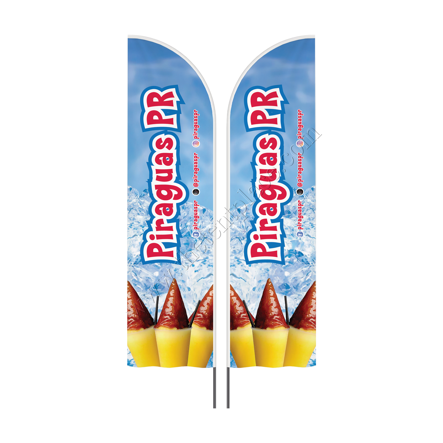 Custom Shaped Flags - Option 20