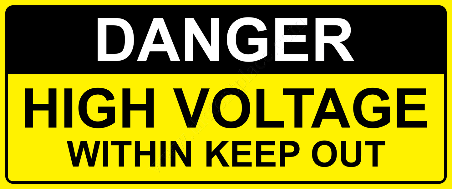 Safety Signs - Option 3