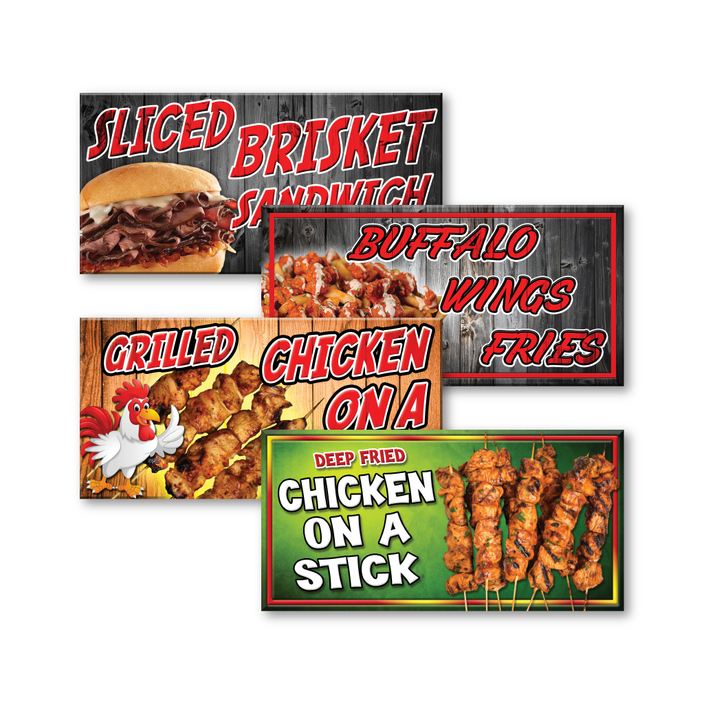 Food Rectangle Signs - Meats - Collection – The Tent Place