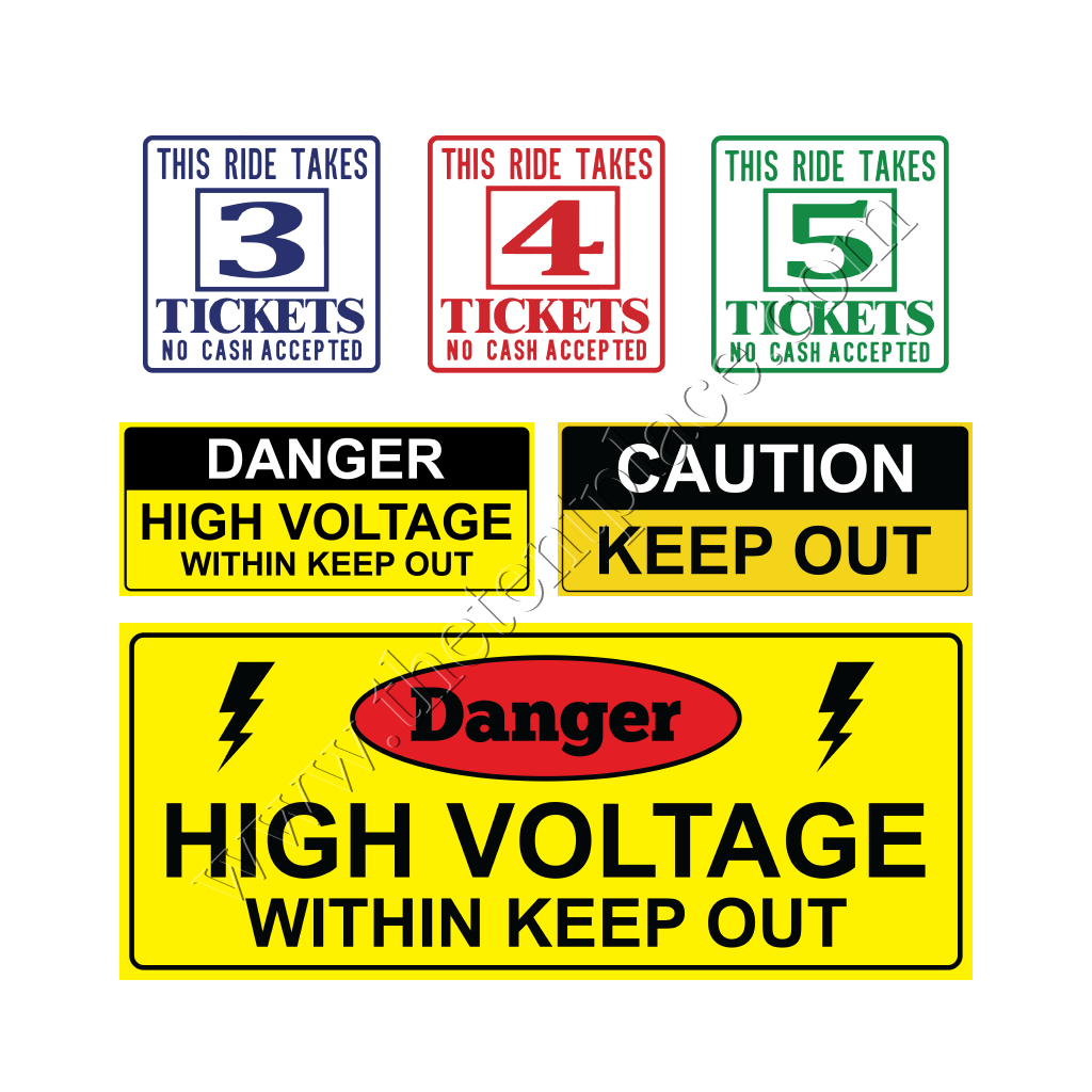 Safety Signs - Collection – The Tent Place