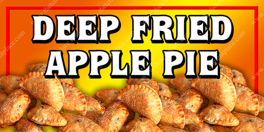 Apple Pie Fried Sign - Sweets