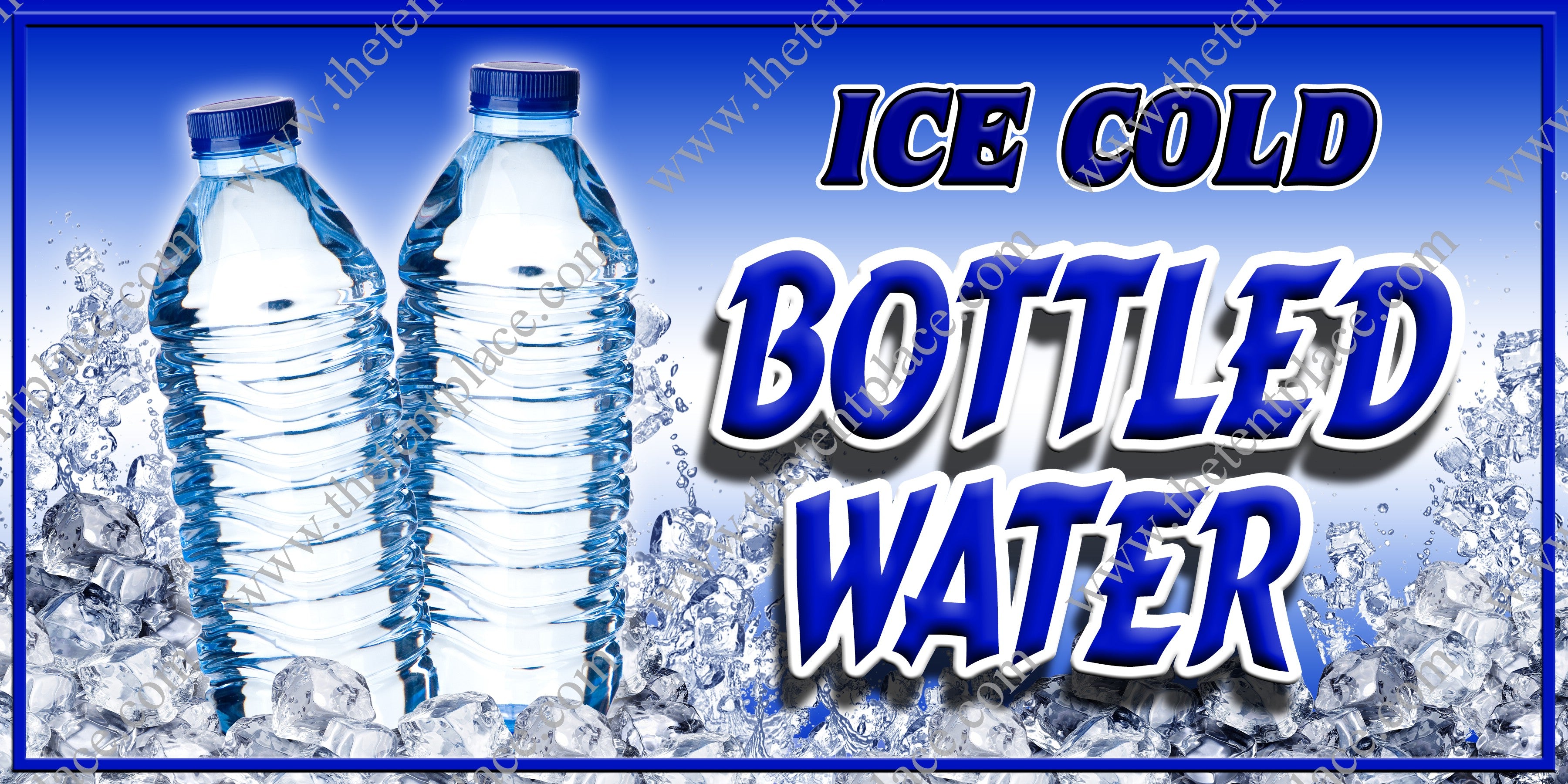 Cold Bottled Water Printable Sign Cold Bottled Water Printable Sign