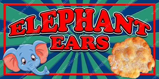 Elephant Ears Sign - Sweets