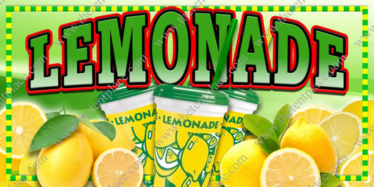 Lemonade Berk Cups Signs - Drinks