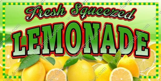 Lemonade Fresh Squeezed Signs - Drinks