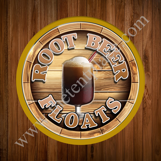 Root beer float Sign