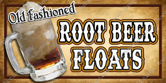 Root Beer Floats Signs - Drinks