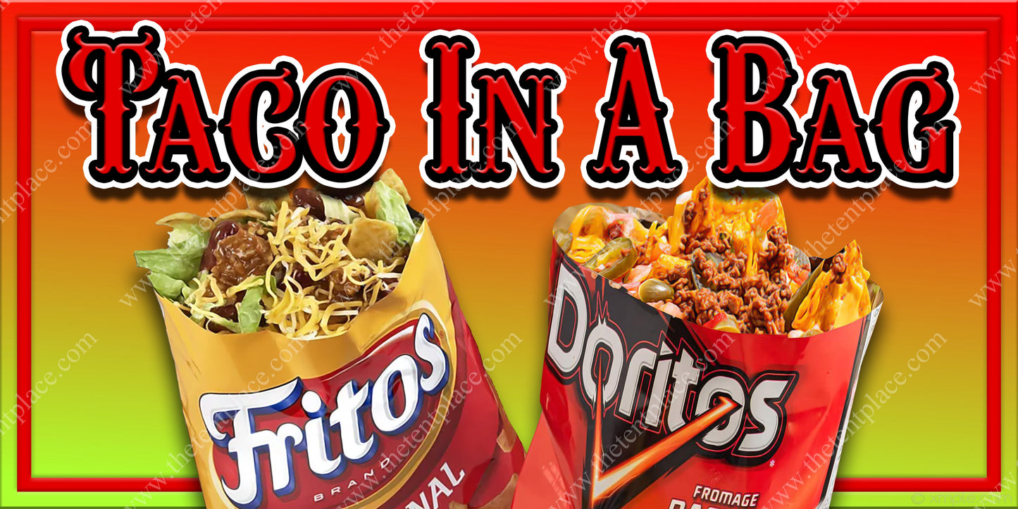 Taco In A Bag Fritos Doritos Signs - Meats