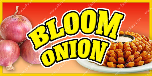 Bloom Onion Signs - Side Items