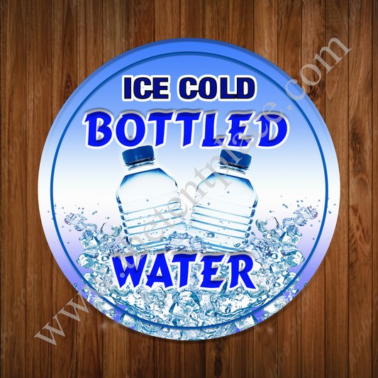 Bottled Ice Water Sign