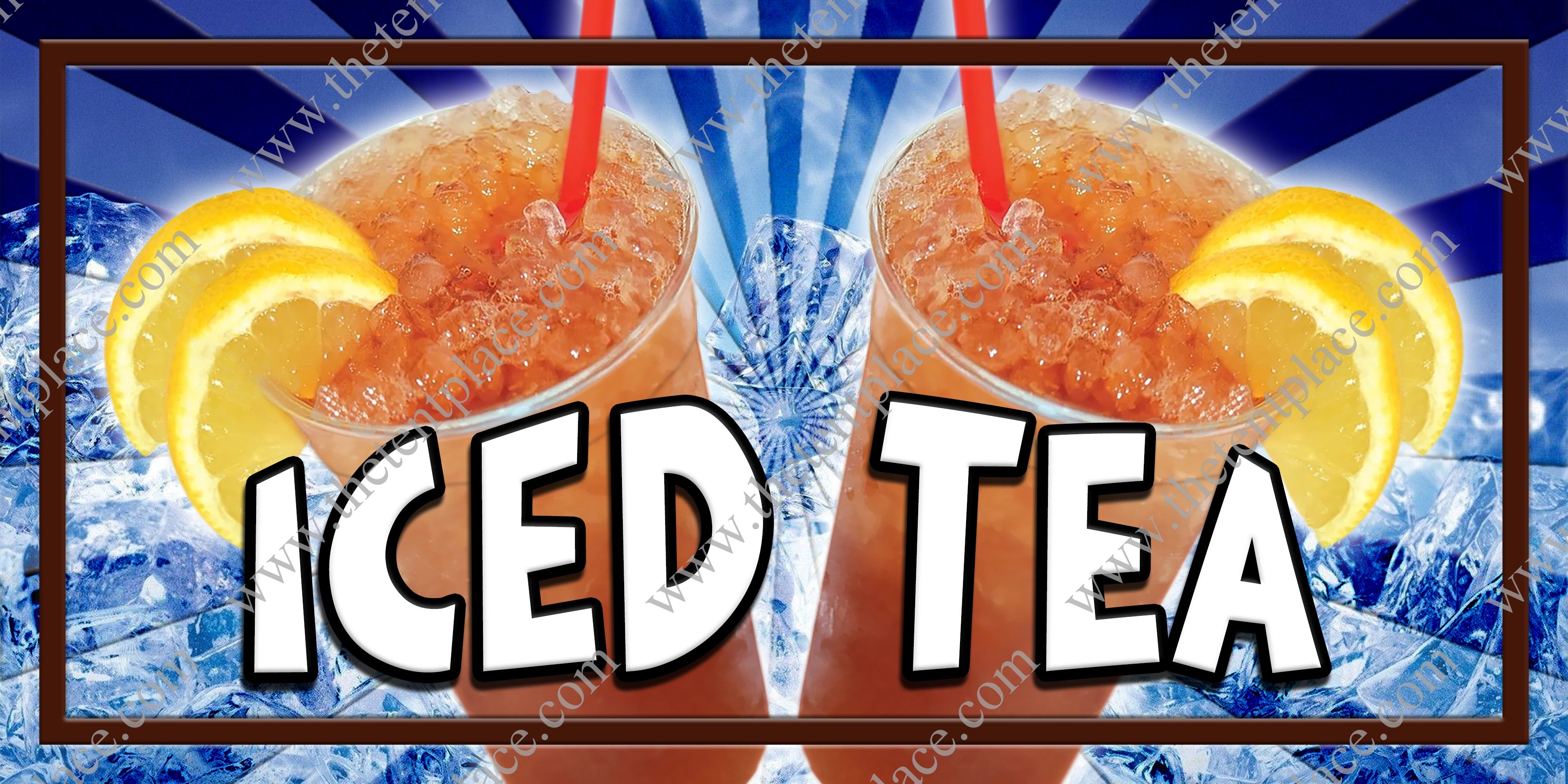 Iced Tea Signs - Drinks – The Tent Place
