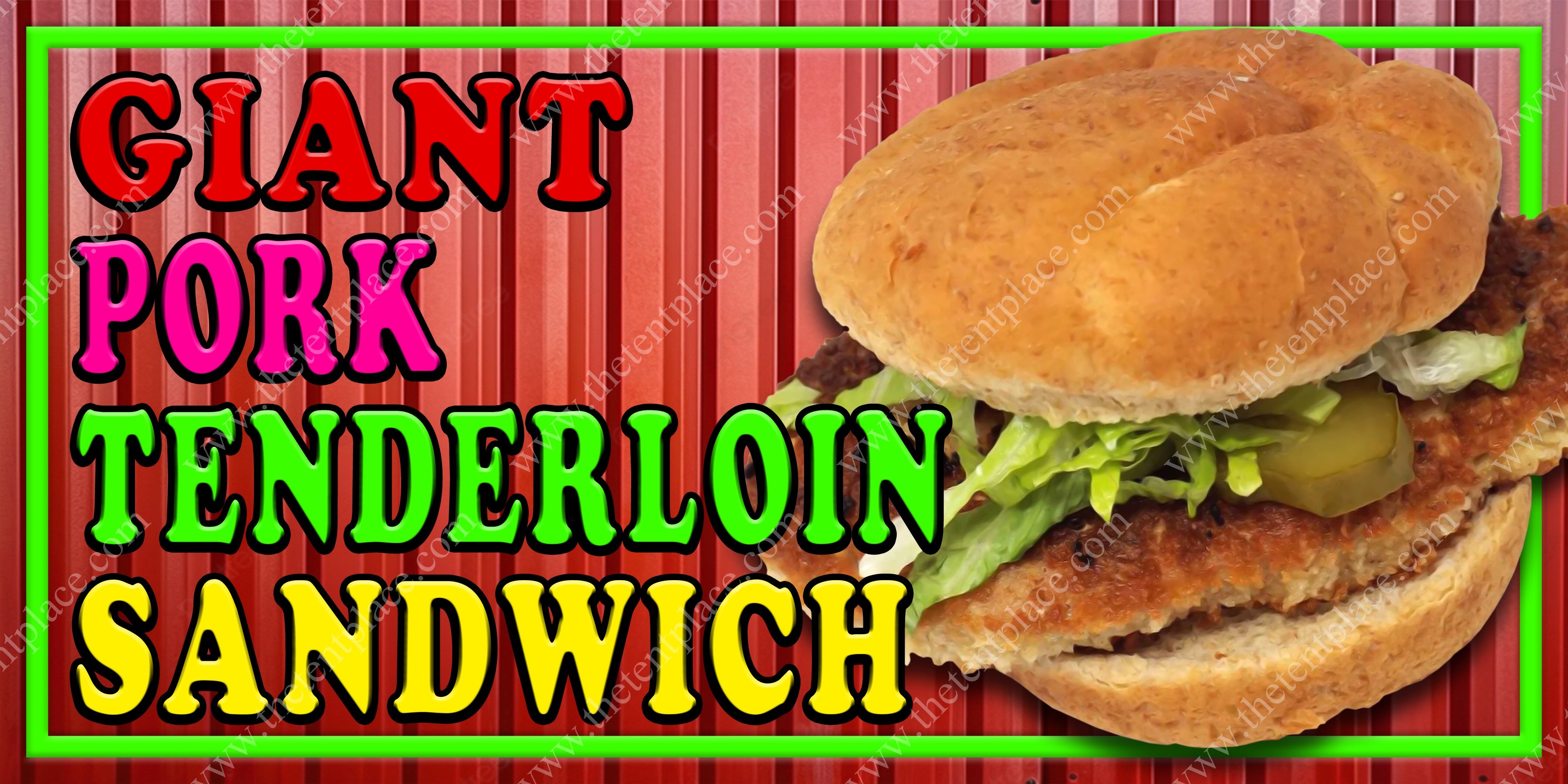 Tenderloin Pork Signs - Meats – The Tent Place