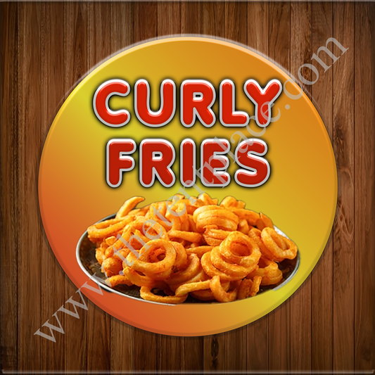 Curly Fries Sign