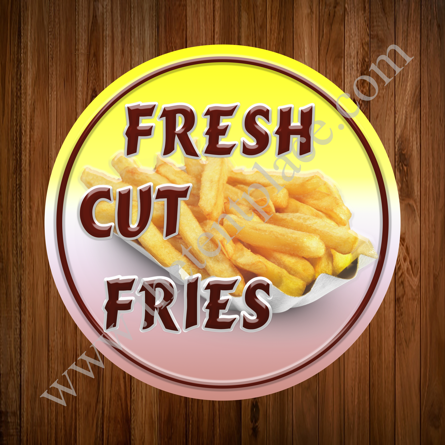 Fresh Cut Fries Sign