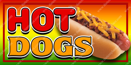 Hot Dogs Signs - Meats