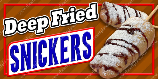 Candy Bar Snickers Fried Sign - Sweets