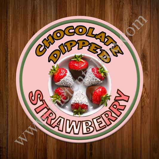 Chocolate Coated Strawberry Sign