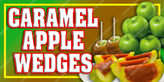 Caramel Apple Wedges Sign - Sweets