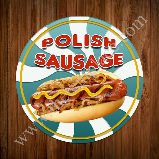 Polish Sausages Sign