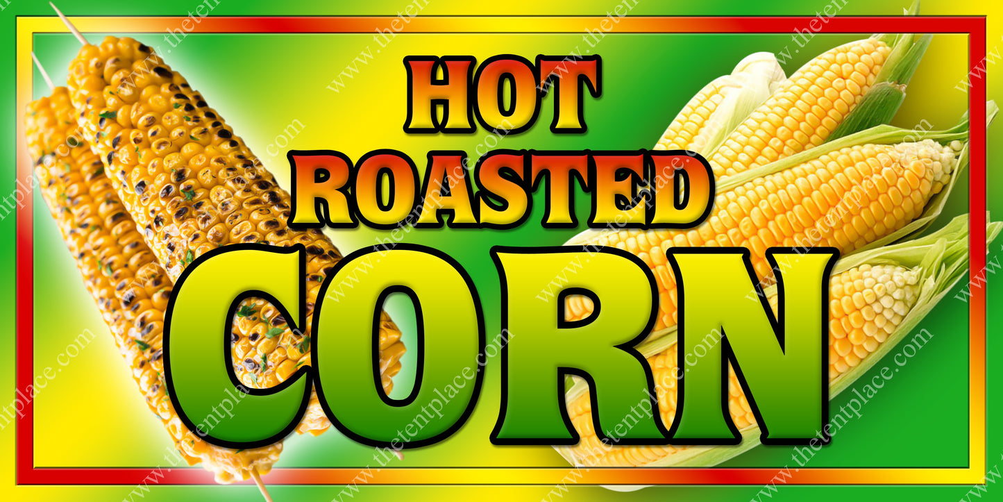 Hot Roasted Corn Signs - Side Items