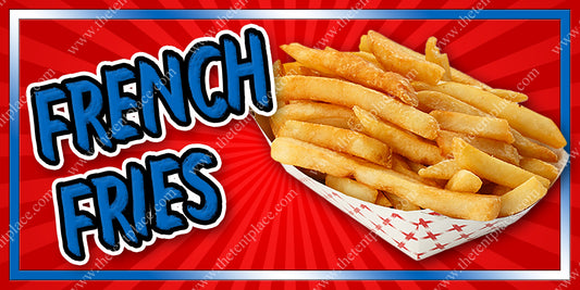 French Fries Signs - Side Items